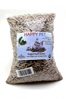 Happy Pet Mat Doğal Çam Ve Kayın Pelet 10 lt Kedi Kumu kullananlar yorumlar